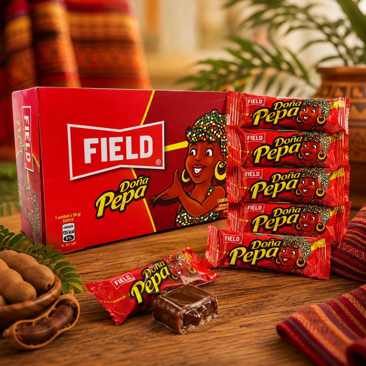 Chocolate Doña Pepa Field